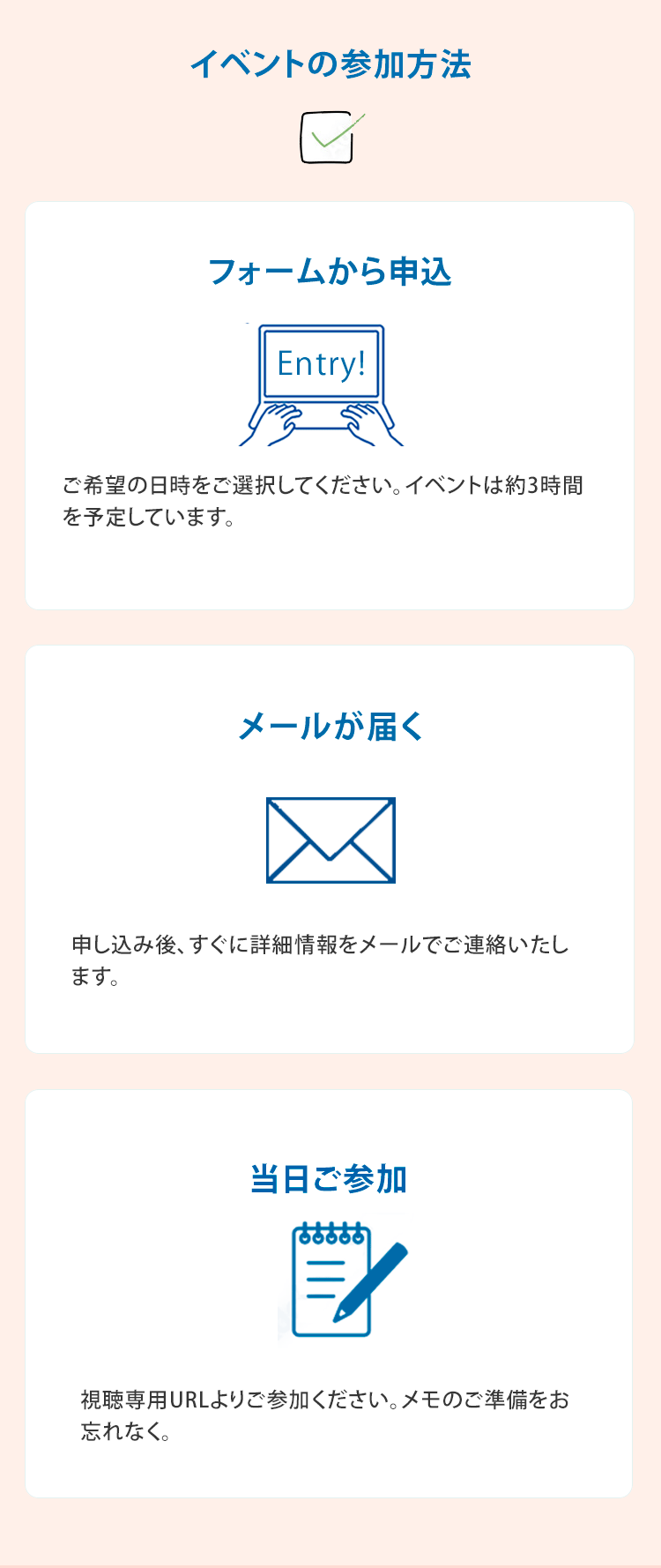 イベントの参加方法